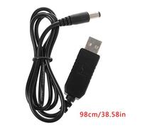Linterna frontal USB de 5 V a 8,4 V, cable de alimentación para bicicleta, LED para luz de cabeza, batería P 18650