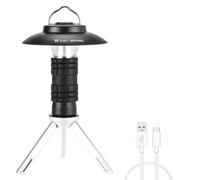 Linterna LED de camping duradera, lámpara portátil recargable con iluminación de 360 y resistencia al agua IPX54 para disfrutar de activid