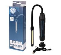 Linterna LED de Inspección Flexible 2-IN-1 Magnética PREMIUM 5W COB USB Recargable 500Lm - M-TECH