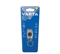 Linterna Varta LED Metal Llavero Cromo 15 lm 11 m