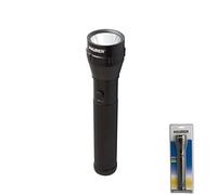 Linterna LED De Mano De Aluminio A Pilas (2 D) Alta Luminosidad 120 Lumenes (3 Funciones) Mango Estriado