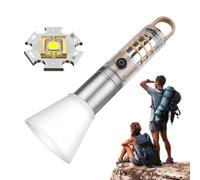 Linterna LED,Iluminación con gancho giratorio de aluminio | Lámpara de antorcha de camping LED,Para senderismo viaje mochila fallo de corriente obras construcción exploración cuevas