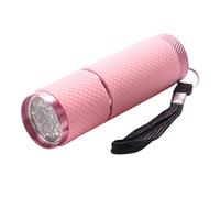 Linterna LED intermitente, linterna pequeña con 9 LED, linterna colorida que brilla en k, para niños, senderismo, viajes, ciclismo, fiesta al aire libre