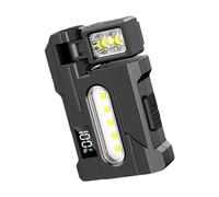 Linterna LED multifuncional ABS resistente al agua que ofrece una amplia cobertura de haz, perfecta para actividades al aire libre, luz de camping al aire libre