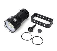Linterna LED para buceo IP68, resistente al agua hasta 80 m, sumergible para deportes subacuáticos y actividades al aire libre. (B10)