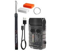 Linterna LED pequeña a prueba de agua, bolsillo brillante, con clip, linterna para senderismo, camping