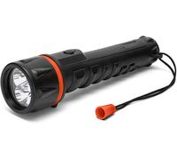 Linterna LED Portátil Caucho Con 3 LED 3 Batería D Caucho Velamp IRUB3LED