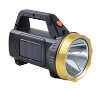 Linterna LED solar, linterna LED recargable, luz solar de alta luminosidad, 3 modos de foco impermeable brillante, ultrabrillante, de mano, para caza, inspección del hogar, supervivencia P