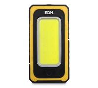 LINTERNA LED SOLAR RECARGABLE con GANCHO e IMÁN COB 10W 750lm EDM, Multicolor