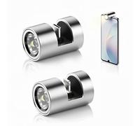 Linterna LED Technaxx Lightning para Smartphone - Luz Súper Brillante de 230 Lúmenes con Portallaves - Mini Luz Compacta Plug & Play para iPhones (iPhone 14 o anterior), Emergencias, Camping, Viajes y