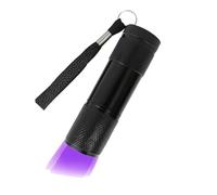 Linterna Led Ultravioleta UV Flashlight 9 LED Ultravioleta Desinfección Manchas de Orina de Mascotas Luz Negra 395nm Luz Ultravioleta - Luz Negra Ultravioleta - Linterna Luz Ultravioleta