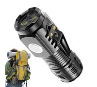 Linterna - Linterna potente ABS | Luz de haz pequeño recargable, luz de haz pequeño de cuerpo tipo C, linterna de bolsillo pequeña LED ligera para acampar, senderismo
