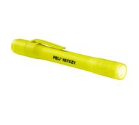 PELI MityLite 1975Z1 Linterna LED de Bolsillo con Certificado de Seguridad ATEX Zona 1, Bomberos y Uso Industrial, Resistente al Agua IP68, Color: Amarillo