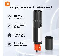 Linterna multifunción Xiaomi 1000LM, 240m, linterna LED recargable, batería de 3100mAh, luz de , rompe ventanas y cortador de cinturón de seguridad, linterna magnética para camping y coche