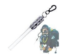 Linterna para buceo, luz subacuática brillante con modos ajustables, encendido constante, intermitente, luz de señal de buceo, funciona con pilas, para pesca submarina