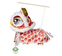 Linterna para Manualidades, Kit de día Festivo, 9.45 x 6.3 x 11.42 Pulgadas, luz de celebración con diseño de león, de Linterna Tradicional, decoración de Temporada con Estilo Hecho a