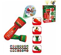 Linterna para Niños Exquisita Máquina de Aprendizaje Linterna de Proyección para un Tiempo Cálido Entre e Hijos, Material ABS para un Sueño Reparador, Incluye 3 Toboganes para Diversión a