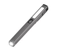 Linterna Para Pluma De Enfermera - 6.69 X 0.63 Pulgadas, Linterna LED Recargable Construcción De Aluminio ABS, Diseño Impermeable Alimentado Por USB | Configuración De Luz Ro