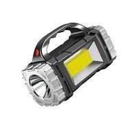 Linterna PortáTil de EnergíA Solar Linterna de Mano Impermeable Recargable por USB Linternas LED para Acampar Al Aire Libre Senderismo