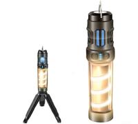 Linterna portátil que acampa del LED, luz de la tienda del LED, con el diseño de la Multi-posición del gancho y modos de iluminación LED de tres colores