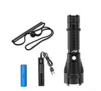 Linterna profesional impermeable para buceo, LED P70, 4000 lúmenes, perfecta para exploración submarina y actividades al aire libre como camping (B)