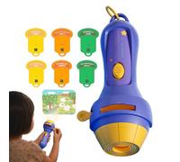 Linterna Proyector | 6 Temas de Juguetes de Desarrollo Temprano,Juguete Proyector de Cuentos Infantiles,Para Niños en Edad Preescolar, Hogar, Kindergarten, Dormitorio, Viajes, Camping, Carretera y Cum