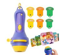 Linterna Proyector | Narrativo con 6 Temas - Proyector de Cuentos Infantiles - Para Niños en Edad Preescolar, Hogar, Kindergarten, Dormitorio, Viajes, Camping, Carretera y Cumpleaños