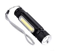 Linterna recargable del LED, linterna portátil del trabajo con la base magnética, fuente de luz dual ajustable para las emergencias del trabajo casero