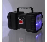 Linterna Recargable L2 45smd 50w 5v, Foco Portátil de Largo Alcance | Negro Abs, Resistente a Impactos y Salpicaduras, para Tiendas, Móviles y Pesca Nocturna