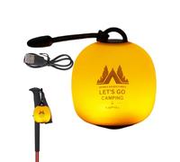 Linterna recargable para camping - Lámpara LED de silicona ajustable con 5 modos - Iluminación portátil para exteriores | Para camping, senderismo, al aire libre, , mochila de hombro y