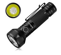 Linterna recargable, Sofirn IF22A 2100 lúmenes altos 690 m máximo potente lanzador linterna con SFT-40 LED, lente TIR, salida de descarga para senderismo (negro)