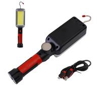 Linterna rehabilitable USB-USB Luz de trabajo recargable LED magnética, luz mecánica COB, problemas colgantes lámpara led para senderismo, escalada, picnic