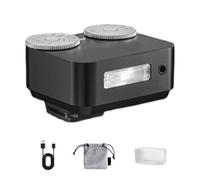 Linterna retro ajustable, doble esfera, 7 brillo, personalización manual, modo de exposición automática, metal, carga rápida, fotografía