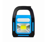 Linterna solar de camping, luz de tienda de campaña 3 en 1 con carga USB para camping, senderismo, viajes, mochileros (azul)