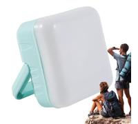 Linterna solar de camping, resistente al agua, linterna LED, 3,94 x 3,94 x 2,17 pulgadas, portátil recargable, lámpara para hiking, campings de pesca y mochilero