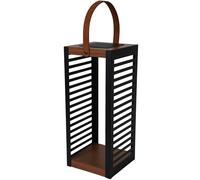 Linterna solar decorativa con base LED solar recargable LED blanco cálido FERIAN TALL H50cm