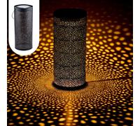 Linterna Solar Escandinava Lampara Decorativa Para Balcón Jardín Feroe Negra