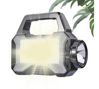 Linterna solar genérica - Linterna de luz solar - Linterna recargable impermeable con 3 modos para poder Outage Hiking Camping | Bright Flashlight LED Work Light