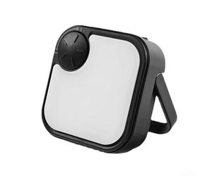 Linterna solar impermeable IP44 con salida de 750 lúmenes, atenuación infinita, funciona con energía solar para senderismo, camping y situaciones (negro)