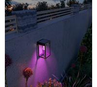Linterna solar inteligente para exteriores Calex, con sensor, RGBW