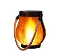 Linterna solar - Lámpara colgante de llama mariposa | Linterna impermeable exterior | Iluminación decorativa resistente a la intemperie para jardín de obra | Pathway Patio Driveway Camping La