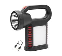 Linterna solar - Luces solares para exteriores, linterna recargable con modo ajustable, lámpara de trabajo impermeable, equipo de supervivencia portátil, luz de crisis de alto rendimiento, senderismo