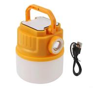 Linterna solar PC 246g colgante ligero (amarillo C50) | Tiempo de funcionamiento de 4 a 6 horas, potencia de doble celda, salida constante, fiable para aventuras, duradero