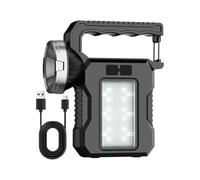 Linterna solar recargable LED, alta potencia al aire libre, multipropósito Camping Lantern for Hiking, Travel, Adventure and Emergencies Use, 3,15 x 1,38 x 5,31 pulgadas