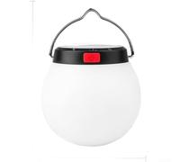 Linterna solar recargable LED para tienda de campaña, lámpara colgante portátil con gancho para senderismo al aire libre, pesca, equipo de supervivencia, blanco, 10 x 11 cm (A)