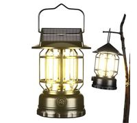 Linterna Solar Supervivencia Camping, 1200 MAh Linterna Camping Solar Y Recargable LED Lampada Portátil Farol Luz De Carpa De Emergencia Resistente Al Agua Para Acampar De Campaña Cortes De Energía
