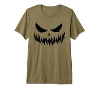 Linterna terrorífica de Jack O con Cara de Calabaza para Halloween Camiseta Premium