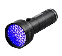 Linterna Ultravioleta de 51 LED Uv, Aleación de Aluminio Negra