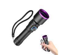 Linterna UV | Detección de Alacranes Recargable,Detector de Oraciones con LED,para Identificación de Minerales y Localización de Manchas Secas en Hogar u Hotel