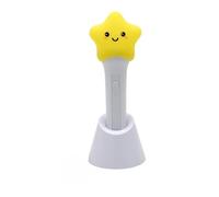 LINTERNA Y LUZ NOCTURNA ESTRELLA 2 EN 1 PARA NIÑOS - Lámpara LED Recargable por USB-C, Diseño suave de Silicona BPA-Free, para Dormir, Viajar y la Habitación Infantil